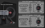 18" Quad Stack Composite Cone Subwoofer (TXX-BDC-IV-18) Audiopipe