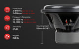 TXX-BDC-IV-15 15" Quad Stack Composite Cone Subwoofer Audiopipe