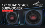 12" Quinta Stack Composite Cone Subwoofer (TXX-BDC-V-12D2) Audiopipe