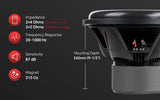 TXX-BDC-V-15D2 15" Quinta Stack Composite Cone Subwoofer Audiopipe