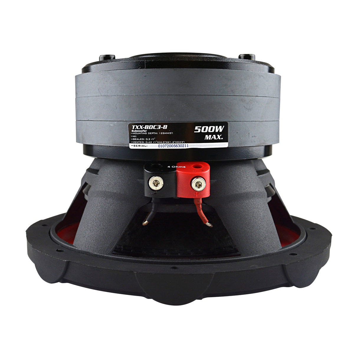 TXX-BDC3-8 Subwoofer - Triple Stack Audiopipe