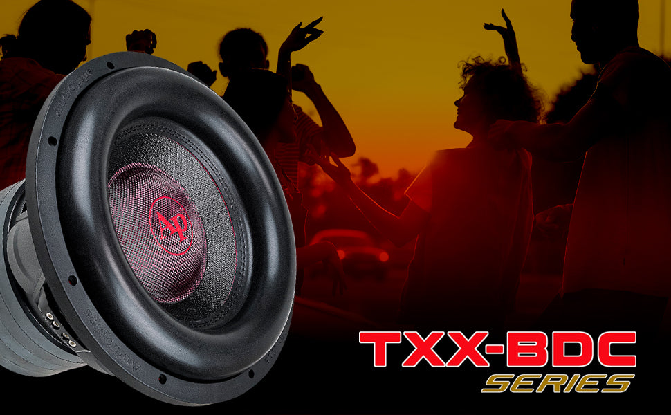 8" Triple Stack Composite Cone Subwoofer (TXX-BDC-III-8) Audiopipe