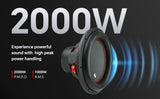 TXX-BDD2-15 15” Double Stack High Power Subwoofer Audiopipe