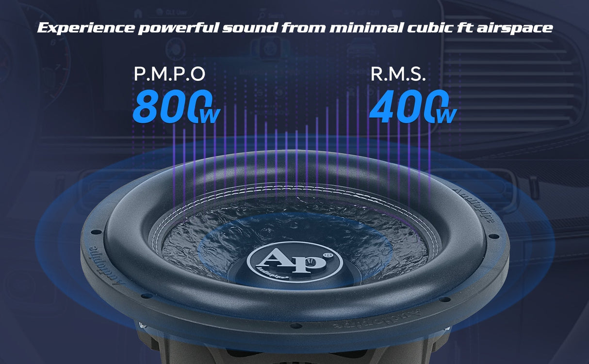 12" Shallow Mount Subwoofer (TXX-FB1200), Sold individually Audiopipe