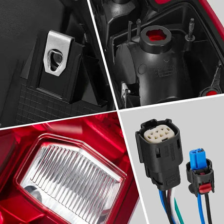 Tail Light Assembly Driver + Passenger (Left + Right) Set for 2019-2022 Chevrolet Chevy Silverado 1500