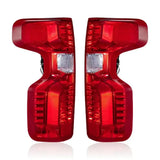 Tail Light Assembly Driver + Passenger (Left + Right) Set for 2019-2022 Chevrolet Chevy Silverado 1500 Flashark