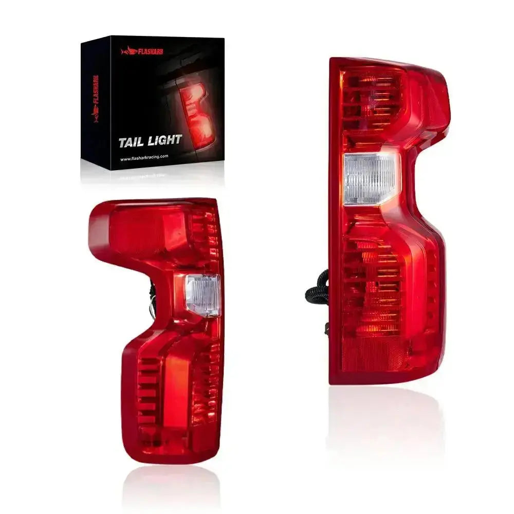 Tail Light Assembly Driver + Passenger (Left + Right) Set for 2019-2022 Chevrolet Chevy Silverado 1500