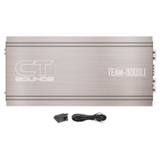 TEAM-3000.1D // 3700 Watts RMS Monoblock Car Amplifier CT Sounds