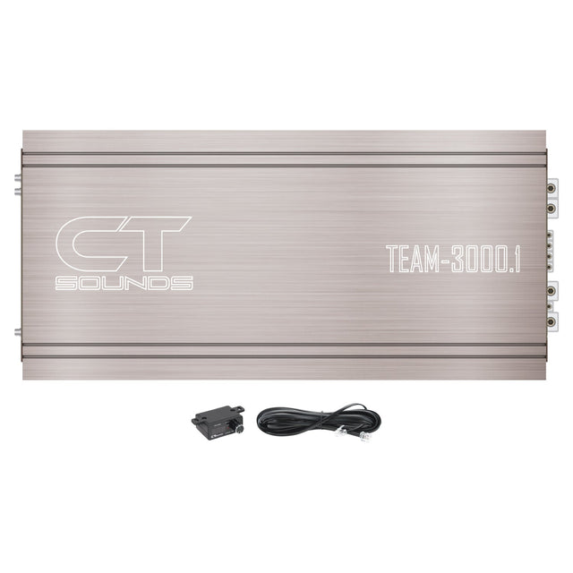 TEAM-3000.1D // 3700 Watts RMS Monoblock Car Amplifier CT Sounds