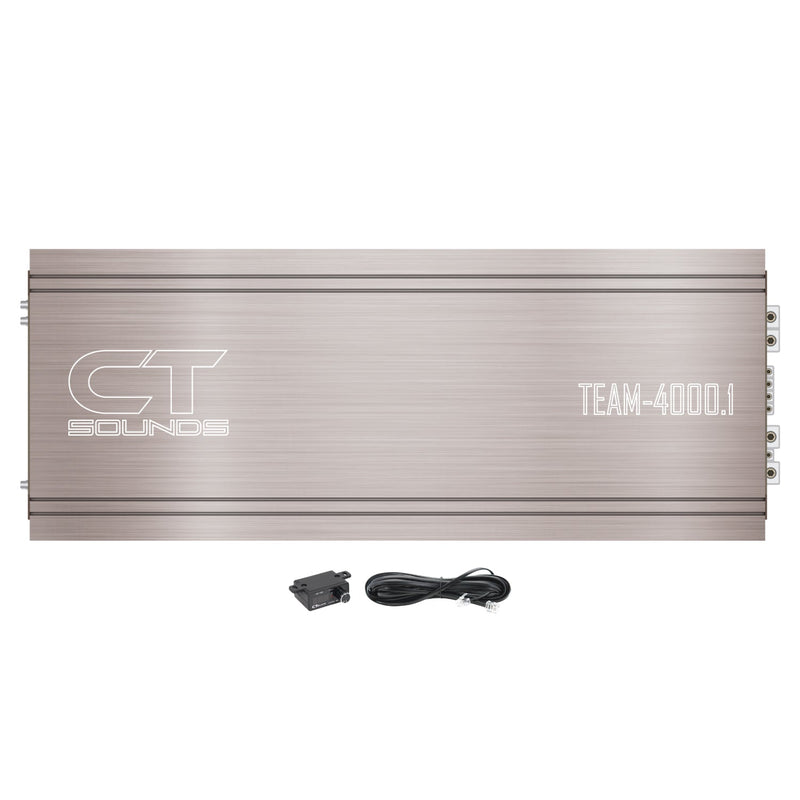 TEAM-4000.1D // 4700 Watts RMS Monoblock Car Amplifier CT Sounds