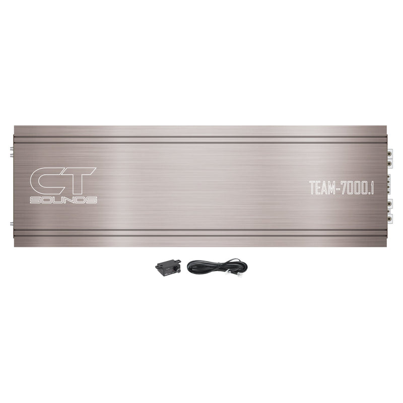 TEAM-7000.1D // 7400 Watts RMS Monoblock Car Amplifier CT Sounds