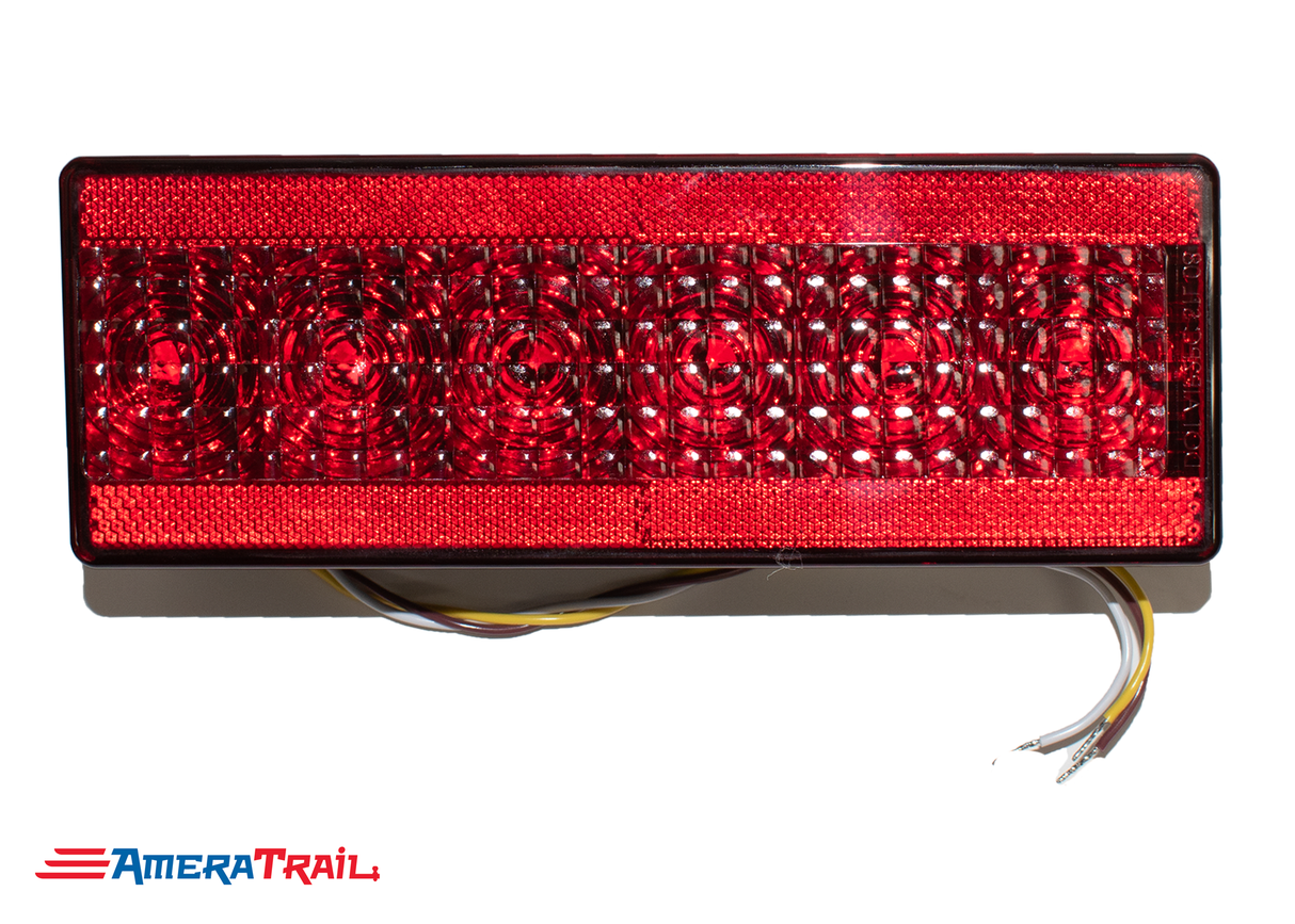 Low Profile Multi-Function LED Taillight, PASSENGER, Stop / Turn / Tail / Side Reflector - Tecniq