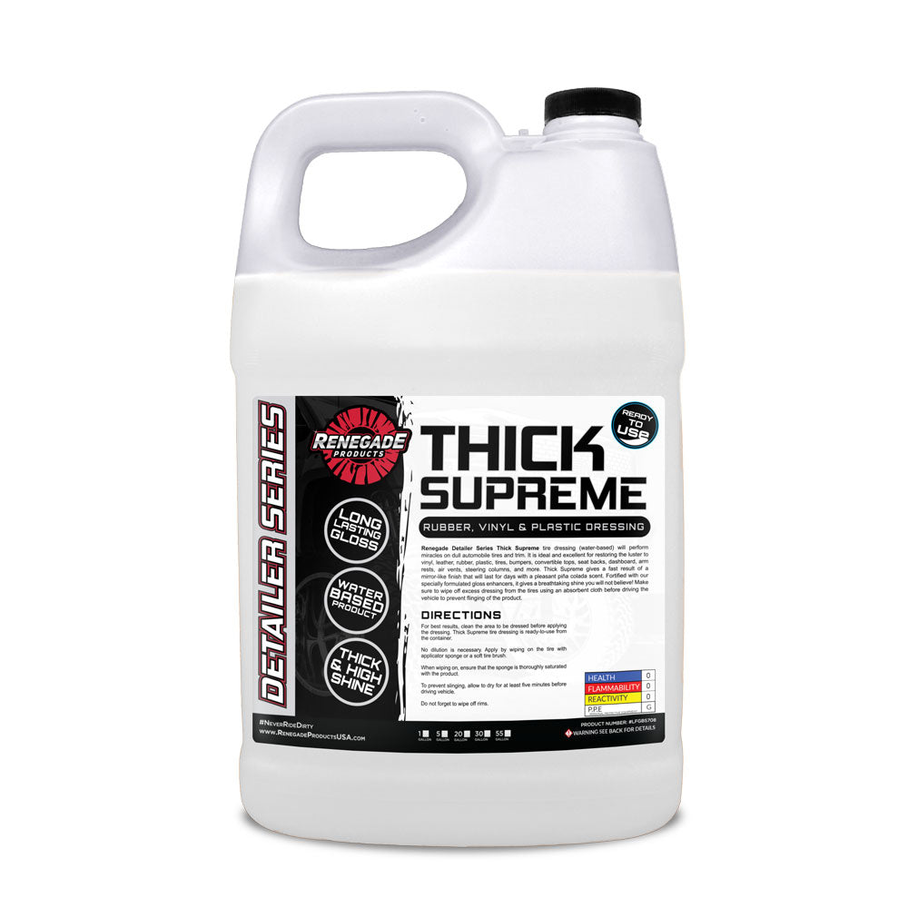 Thick Supreme Rubber, Vinyl, & Plastic Dressing