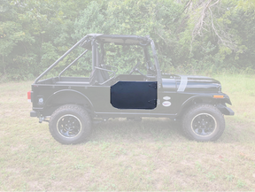 Half Doors - Texture Black 2018-2026 Roxor Roxor Fortress Pro