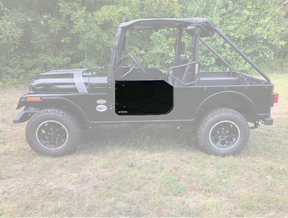 Half Doors - Gloss Black 2018-2020 Roxor Roxor - Extended ROPS Fortress Pro