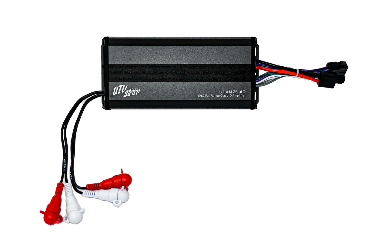 M-Series 600W 4-Channel Amplifier | UTVM-75.4D UTV Stereo