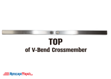 72 X 3 X 3" V Bend Cross Member, 1/4" Wall, Structural Aluminum