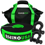 30' Tow Strap & D-Ring Shackle Set Combo