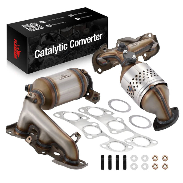 Front Exhaust Manifold Catalytic Converter For 2002-2006 Toyota Camry Lexus ES300 V6 3.0L-Direct Fit，E.P.A. Compliant Flashark