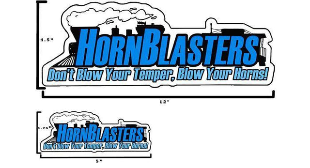 Train Logo Stickers HornBlasters