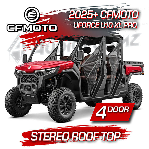2025+ CFMoto UForce U10 XL Pro Stereo Tops (4-Door) CFMoto
