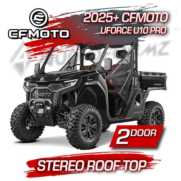 2025+ CFMoto UForce U10 Pro Stereo Tops (2-Door) CFMoto
