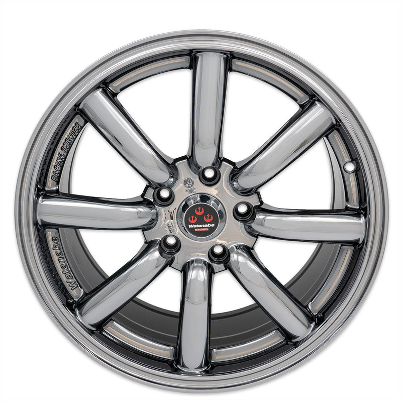 Watanabe Style 17x7.5 5x114.3 Chrome Plating Cast Wheels 4 pcs