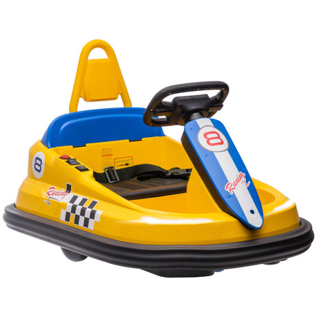 360° Rotating Electric Bumper Car for Kids - Fun Ride On Toy with 6V Battery
