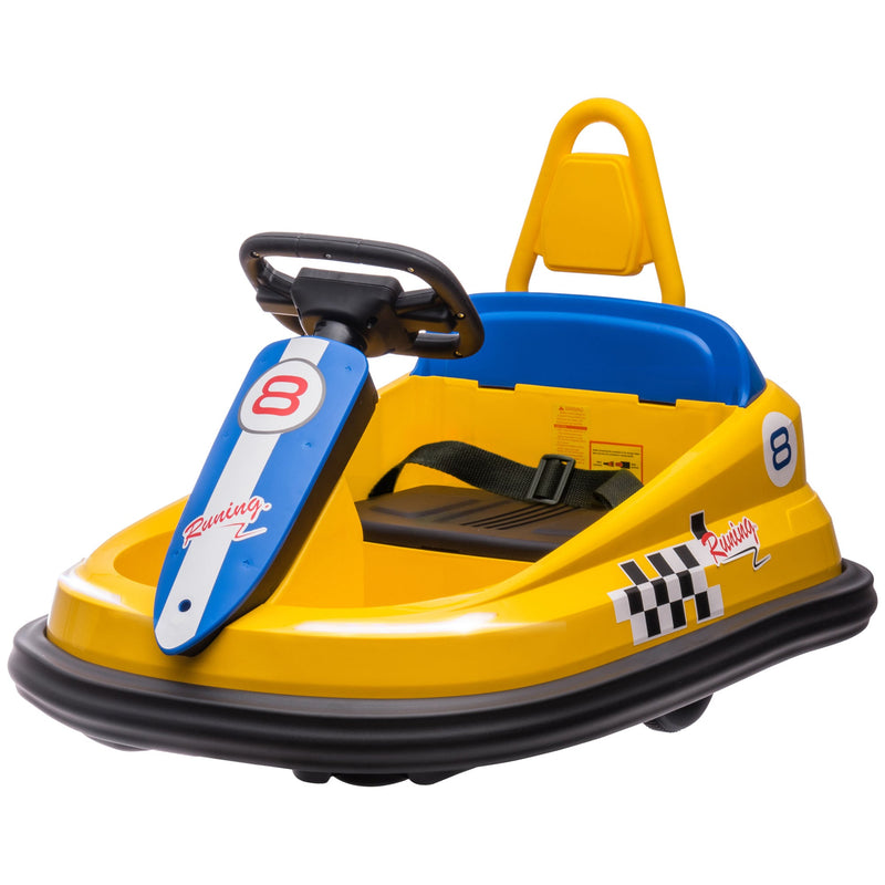 360° Rotating Electric Bumper Car for Kids - Fun Ride On Toy with 6V Battery