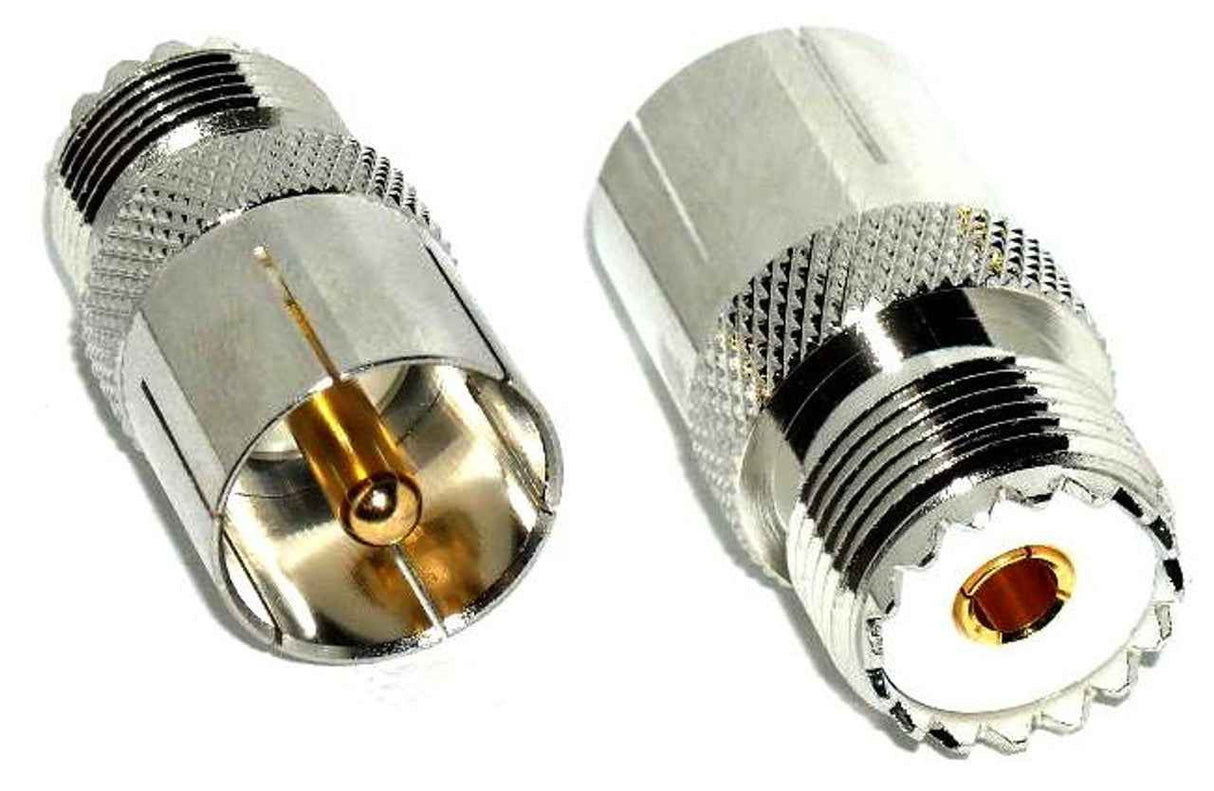UHF Male / Female Push-On Quick Coaxial Adapter Connector PL-259 TekShack