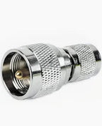 UHF Male to TNC Male Plug Straight RF Adapter With Connector Brass TekShack