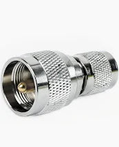 UHF Male to TNC Male Plug Straight RF Adapter With Connector Brass TekShack