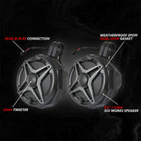 2017-2026 Can-Am® X3, Phase-2 A-Spec 4-Speaker System w/JVC