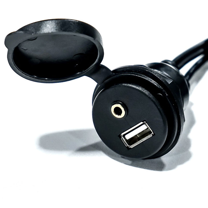 USB / AUX Flush-Mount Adapter Upgrade (Installed)