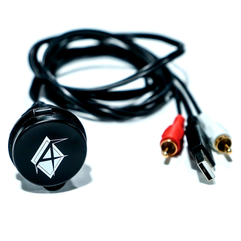 USB / AUX Flush-Mount Adapter Upgrade (Installed)