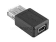 USB Female to Mini USB Male adapter TekShack