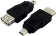 USB Female to Mini male Adapter TekShack