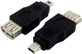 USB Female to Mini male Adapter TekShack
