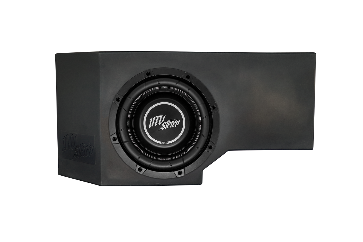 Can-Am® Defender HD10 Vented 10" Passenger Subwoofer Enclosure Unloaded | UTVS-DEF-VENC-PASS UTV Stereo