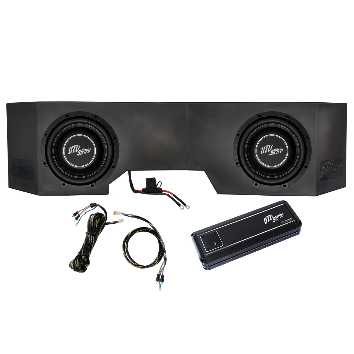 Can-Am® Defender HD10 1000W Dual 10" Subwoofer Kit | UTVS-DEF-SUB-1000-2 UTV Stereo