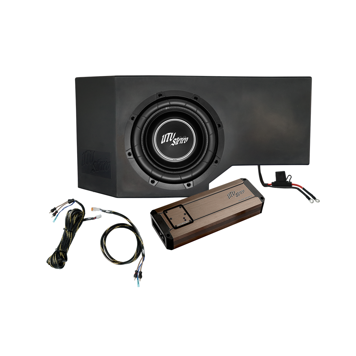 Can-Am® Defender HD10 1200W Single Side 10" Subwoofer Kit  | UTVS-DEF-SUB-1200 UTV Stereo