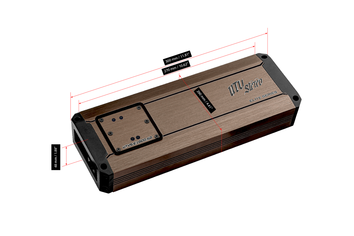Elite Series 1600W 5-Channel Amplifier | UTVS-E1600.5D UTV Stereo