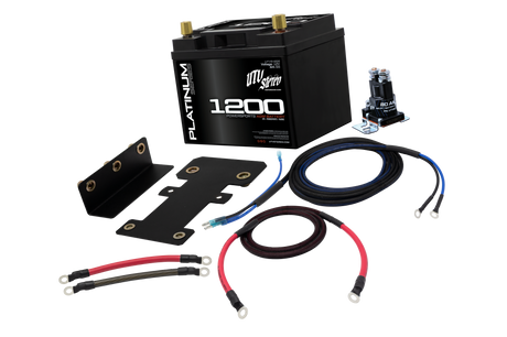 Kawasaki Teryx H2 2nd Battery Kit | UTVS-H2-2BATT-KIT UTV Stereo