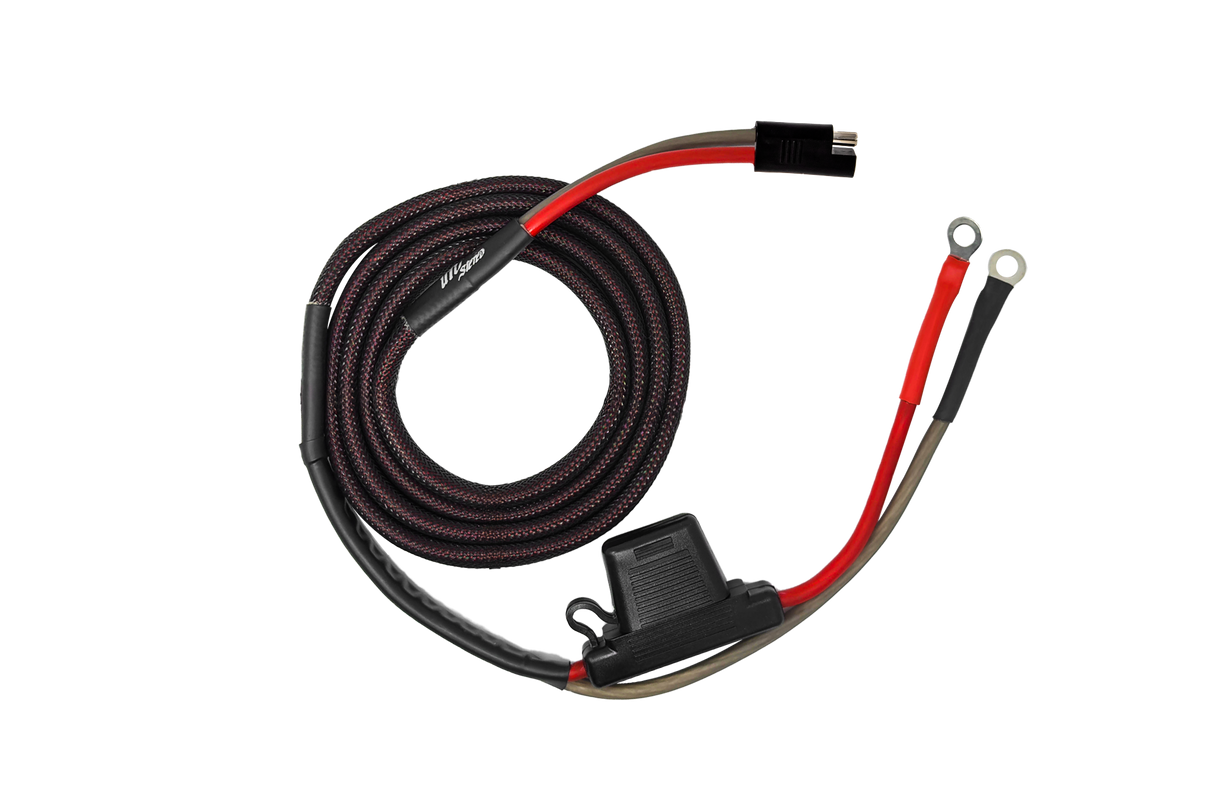 86" Power Harness for Amplifier Installation - 80Amp Fused | UTVS-HRN-AMP-PWR-86 UTV Stereo