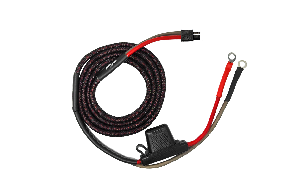 86" Power Harness for Amplifier Installation - 80Amp Fused | UTVS-HRN-AMP-PWR-86 UTV Stereo