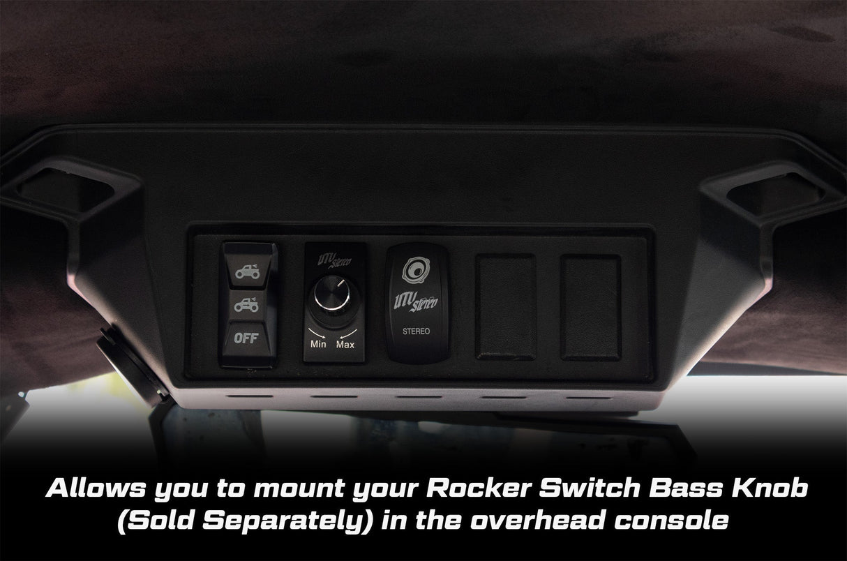 Polaris Ranger 1500 Bass Knob Extension with Sub Out / UTVS-JBL-RC-SUB-OUT-TO-RKR-BASS UTV Stereo