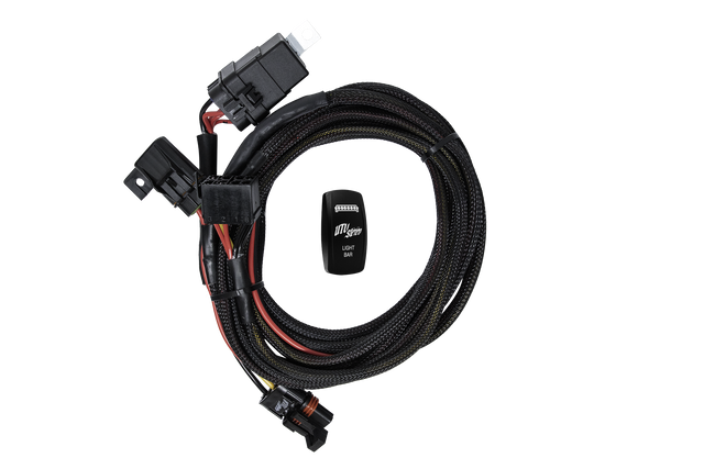 RZR® Pro Series High Current Harness + Rocker Switch & Pulse Bar Plug | UTVS-PRO-HRN-HC-RKR UTV Stereo