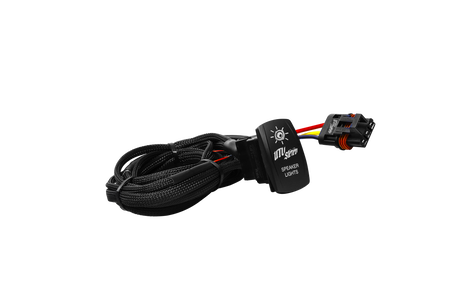 RZR® Pro Series Low Current Harness + Rocker Switch & Pulse Bar Plug | UTVS-PRO-HRN-LC-RKR UTV Stereo