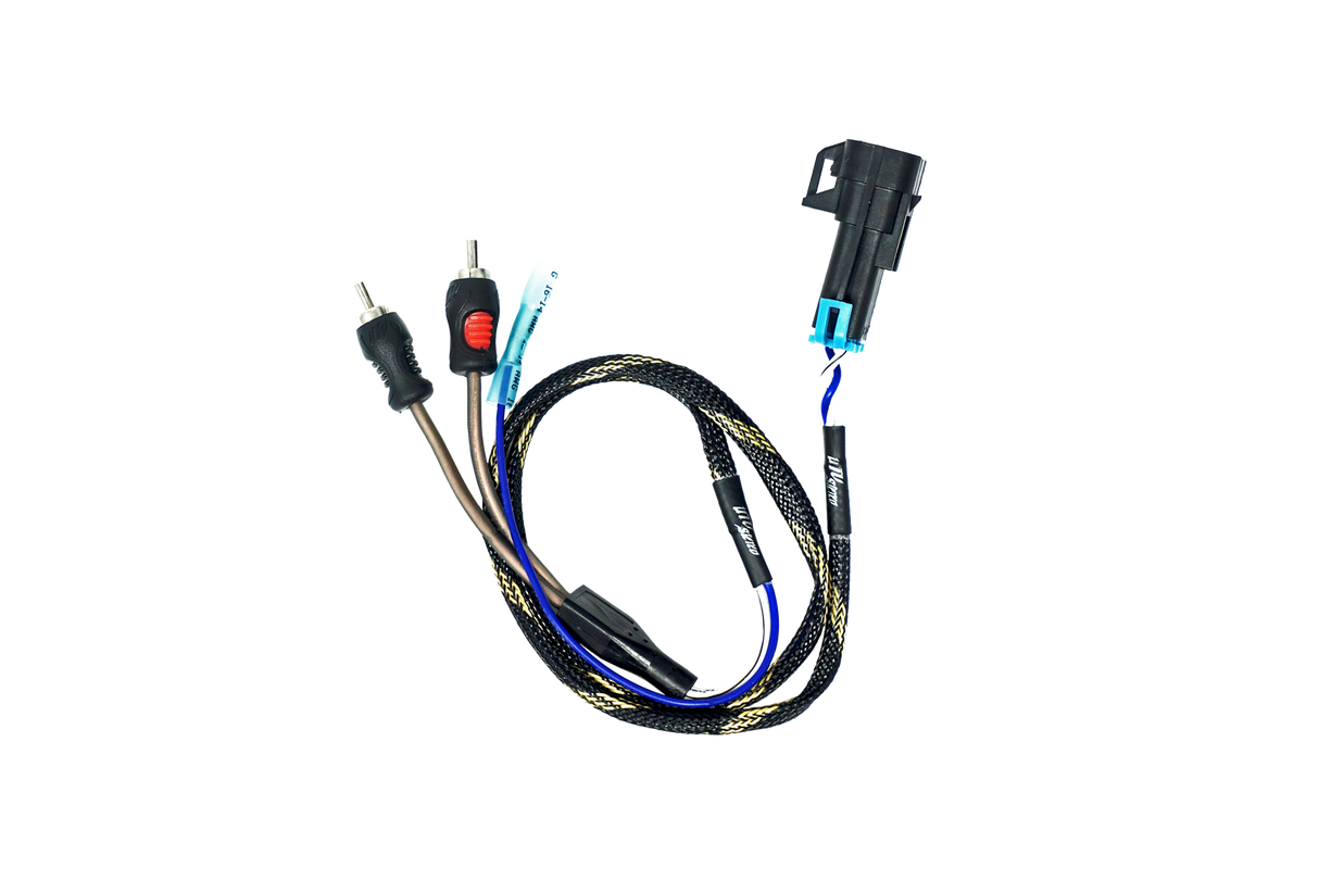 Polaris® Ranger 1500 Subwoofer RCA Output Harness | UTVS-RNG-RC-SUB-OUT UTV Stereo