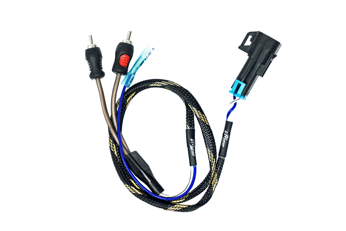 '20-'26 RZR® Pro Series Ride Command Subwoofer RCA Output Harness + Remote | UTVS-PRO-RC-SUB-OUT UTV Stereo